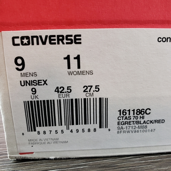 🗽 Converse Chuck Taylor All Star 70 "I ❤ NY" - Picture 8 of 8